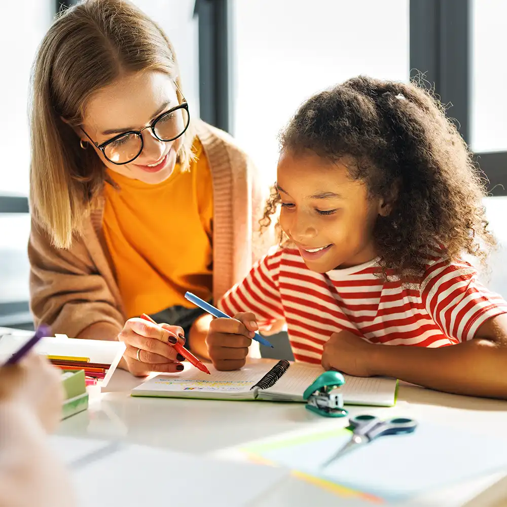 Teacher Helping